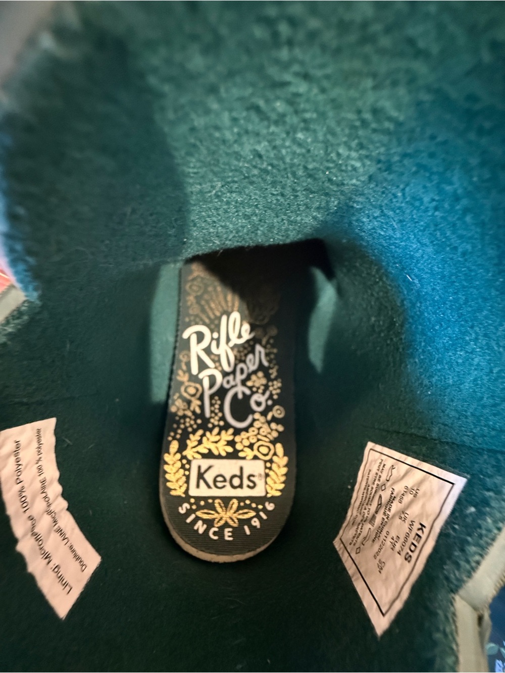Rifle Paper Co x Keds Wildwood Rubber Chelsea Boot - Picture 5 of 6